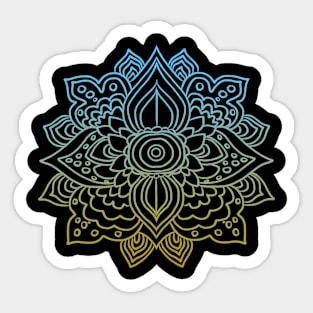 Mandala art drawing for gift Sticker